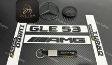Load image into Gallery viewer, Edition One GLE53 Matte Black Badges Emblems Package For Mercedes GLE53 V167 Wagon C167 Coupe Exclusive Edition