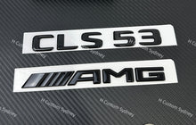 Load image into Gallery viewer, Gloss Black GLS53 Full Badges Pack For Mercedes CLS53 C257 Exclusive Edition