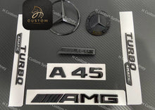 Load image into Gallery viewer, Gloss Black A45 Badges Package For Mercedes AMG A45 W176 Exclusive Pack