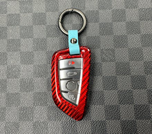 Load image into Gallery viewer, BMW Competition Edition Premium Fiber Key Fob Cover For BMW M3 M4 M5 M8 X3M X4M X5M X6M Competition Custom Made Exclusive Gift
