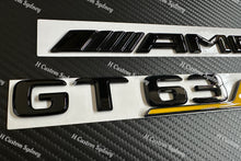 Load image into Gallery viewer, Gloss Black Full Badges Package For Mercedes AMG GT63S X290 Custom Edition
