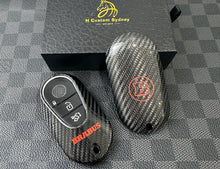 Load image into Gallery viewer, Brabus Style Luxury Carbon Fiber Key Fob Cover Case For Mercedes AMG New C E GLC S EQ Class W206 X254 W223 C236 W214 X290 Exclusive Made