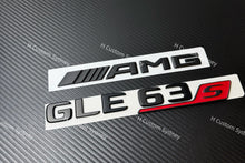 Load image into Gallery viewer, GLE63S Matte Black Badges Emblems Package For Mercedes GLE63S V167 C167 2024+ Exclusive Night Edition Pack