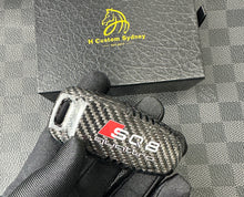 Load image into Gallery viewer, SQ8 Genuine Carbon Fiber Key Fob Cover For Audi SQ8 Exclusive Pack