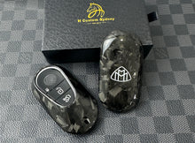 Load image into Gallery viewer, Maybach Style Luxury Carbon Fiber Key Fob Cover Case For Mercedes AMG New C E GLC S EQ Class W206 X254 W223 C236 W214 X290 Exclusive Made