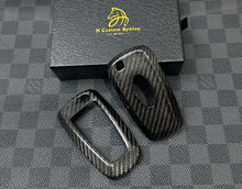 Load image into Gallery viewer, Premium Genuine Carbon Fiber Key Fob Cover Keychain Pack For Ford Mustang GT Exclusive Made