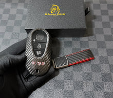 Load image into Gallery viewer, Premium Carbon Fiber Key Fob Cover Pack for Mercedes AMG E53 W214 Exclusive Edition
