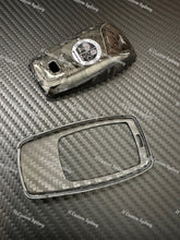 Load image into Gallery viewer, Premium Genuine Carbon Fiber Key Cover Case FOB For Mercedes AMG Model A45s CLA45s C63s E63S GLB35 GLC63S GLE63s C43 E53 Custom Made