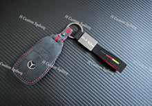Load image into Gallery viewer, GLE63S Alcantara Keyring Keychain Key Cover For Mercedes GLE63S AMG Custom Made Exclusive Gift
