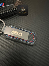 Load image into Gallery viewer, Genuine Carbon Fiber Keyring Key Fob Cover For BMW M3 M4 M5 M8 Competition Custom Made Exclusive Edition