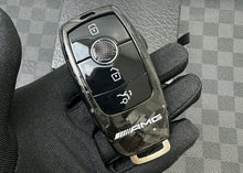 Load image into Gallery viewer, Luxury Forged Carbon Fiber Key Cover Case For Mercedes AMG Model A C E CLA GLC GLE GLS Class Custom Made Limited Edition