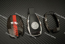 Load image into Gallery viewer, Premium Genuine Carbon Fiber Key Fob Cover Pack For Mercedes A45 CLA45 GLA45 C43 C63S GLC63s GLE63S GLS63 Exclusive Made