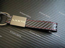 Load image into Gallery viewer, LX570 Genuine Carbon Fiber Keyring Key Fob Cover For Lexus LX570 Model Custom Made Exclusive Gift