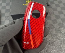Load image into Gallery viewer, Premium Fiber Key Fob Cover For BMW New X5 X6 X7 LCI New Generation Key Exclusive Made