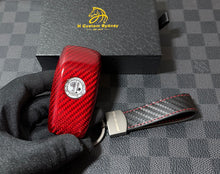Load image into Gallery viewer, Premium Carbon Fiber Key Fob Cover Set For Mercedes C63s E63s GLC63s GLE63s GT63S AMG Model Exclusive Edition