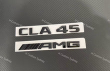 Load image into Gallery viewer, Gloss Black CLA45 Badges Package For Mercedes AMG CLA45 C117 Exclusive Pack