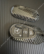 Load image into Gallery viewer, W206 C43 Premium Genuine Carbon Fiber Key Fob Cover Case Fit For Mercedes W206 C43 Custom Made Exclusive Gift