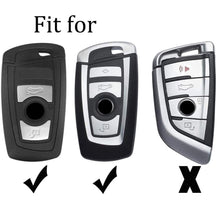 Load image into Gallery viewer, Genuine Carbon Fiber Keyring Key Fob Cover For BMW M3 M3 CS M4 M4 CS Custom Made