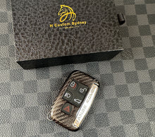 Load image into Gallery viewer, Autobiography Edition Premium Genuine Carbon Fiber Key Fob Cover For Land Rover Range Rover Exclusive Made
