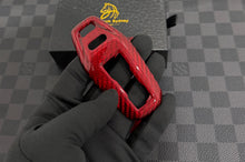 Load image into Gallery viewer, Luxury Carbon Fiber Key Fob Cover Case For Audi New RS Model Exclusive Carbon Edition