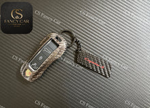 Load image into Gallery viewer, Premium Fiber Key Fob Cover Case For Porsche Cayenne S GTS Turbo Exclusive Gift