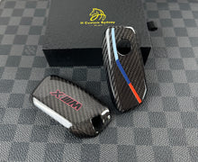 Load image into Gallery viewer, Premium Genuine Carbon Fiber Key Fob Cover Case For BMW XM New Generation Key Exclusive Made