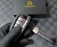 Load image into Gallery viewer, Premium Genuine Carbon Fiber Keyring Key Fob Cover For BMW New M2 G87 2023-2026 Exclusive Edition