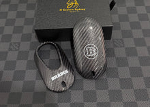 Load image into Gallery viewer, Brabus Style Luxury Carbon Fiber Key Fob Cover Case For Mercedes AMG New C E GLC S EQ Class W206 X254 W223 C236 W214 X290 Exclusive Made