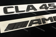 Load image into Gallery viewer, Matte Black CLA45 Badges Package For Mercedes AMG CLA45 C117 Exclusive Pack