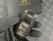 Load image into Gallery viewer, Genuine Carbon Fiber Key Fob Cover Case For Audi RS4 RS5 RS6 RS7 S4 S5 S6 S7 S8 SQ5 R8 Old Models
