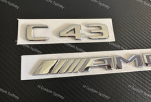 Load image into Gallery viewer, Chrome OEM C43 Badges Pack For Mercedes New C43 W206 S206 Model
