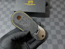 Load image into Gallery viewer, Mercedes AMG GLC53 X254 C254 Premium Custom Alcantara Key Cover Keychain Set Exclusive Edition