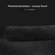 Load image into Gallery viewer, Luxury Custom Alcantara Steering Wheel Cover – Handmade Custom Fit for Porsche 718 911 Macan Cayenne Panamera Taycan All Models – Anti-Slip & Heated Wheel Compatible for Porsche Models