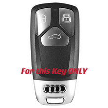 Load image into Gallery viewer, Premium Alcantara Leather Key Fob Cover Case For Audi TTRS MK3 Custom Made Exclusive Gift