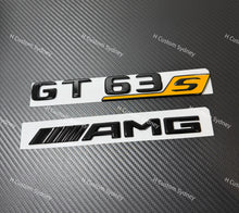 Load image into Gallery viewer, Gloss Black Full Badges Package For Mercedes AMG GT63S X290 Custom Edition