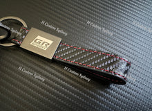 Load image into Gallery viewer, GR Sport Genuine Carbon Fiber Keyring Key Fob Cover Keychain For Toyota Land Cruiser Fortuner RAV4 Yaris Model Custom Made Exclusive Gift