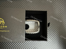 Load image into Gallery viewer, GLC63S Premium Genuine Carbon Fiber Key Fob Cover Case Fit For Mercedes GLC63s Custom Made Exclusive Gift