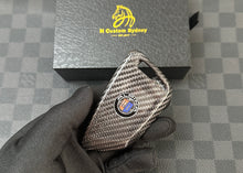 Load image into Gallery viewer, Luxury Genuine Carbon Fiber Keyring Key Fob Cover Kit For BMW Alpina B3 B4 B8 XB7 Custom Made Exclusive Edition