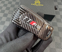 Load image into Gallery viewer, Genuine Carbon Fiber Key FOB Cover Case For Audi MK3 TTS TTRS Exclusive Made