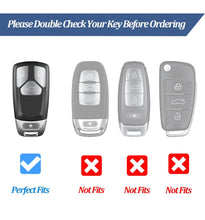 Load image into Gallery viewer, Premium Carbon Fiber Key Fob Cover For Audi SQ7 SQ5 S5 S4 RS5 RS4 TTRS TTS R8 Exclusive Made