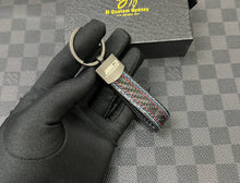 Load image into Gallery viewer, Genuine Carbon Fiber Keyring Key Fob Cover Keychain Pack For BMW M3 M4 M5 M8 Competition Custom Made Exclusive