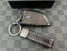 Load image into Gallery viewer, Luxury Carbon Fiber Keyring Key Fob Cover Kit For BMW M3 CS G80 G81 Custom Made Exclusive Edition