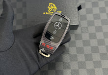 Load image into Gallery viewer, Premium Carbon Fiber Key Fob Cover & Keychain Set – Fits Mercedes G63 AMG 2019-2025 Exclusive Edition