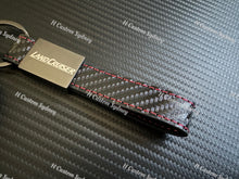 Load image into Gallery viewer, Land Cruiser Genuine Carbon Fiber Keyring Key Fob Cover For Toyota Land Cruiser Model Custom Made Exclusive Gift