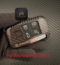 Load image into Gallery viewer, Carbon Edition Premium Genuine Carbon Fiber Key Fob Cover For Land Rover Range Rover Exclusive Made