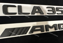 Load image into Gallery viewer, Matte Black Badges Package For Mercedes CLA35 AMG C118 Exclusive Pack