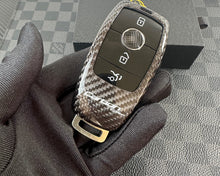 Load image into Gallery viewer, Premium Genuine Carbon Fiber Key Fob Cover Case For Mercedes V167 GLE400d X167 GLS400d Exclusive Made