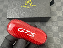 Load image into Gallery viewer, Premium Carbon Fiber Key Fob Cover Case Compatible For Porsche Car Keys (Macan Cayenne Panamera 911 Boxster Cayman) Exclusive Edition