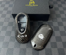 Load image into Gallery viewer, Premium Carbon Fiber Key Fob Cover Fit For Mercedes W206 C43 X254 GLC43 Models Custom Made Exclusive Edition