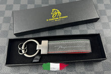 Load image into Gallery viewer, Premium Alcantara and Nappa Leather Key Fob Cover Case Keychain Pack For Lamborghini Urus Custom Made Exclusive Gift